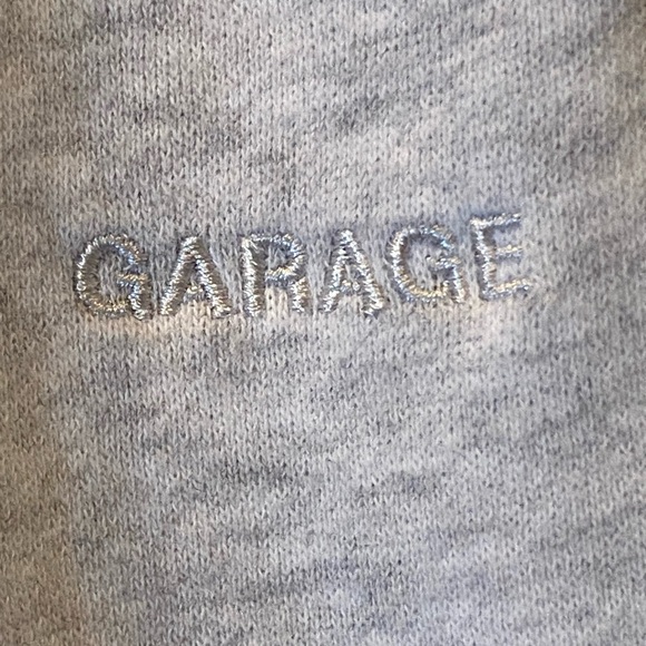 Garage Branded Light Gray Sweatpants Joggers Size Small - Picture 2 of 5